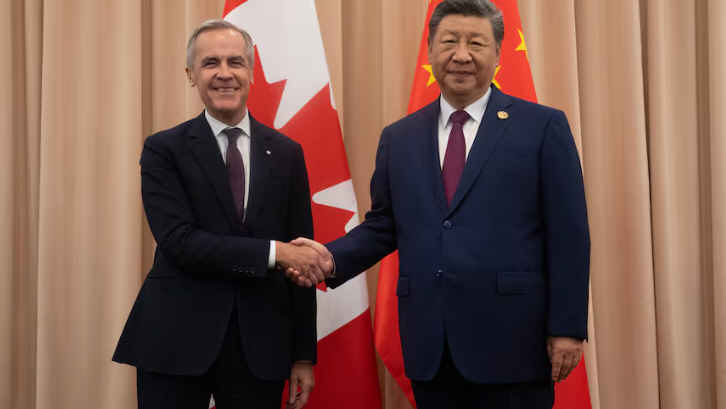 总理卡尼在南韩与习近平会面  接受邀请将访问中国