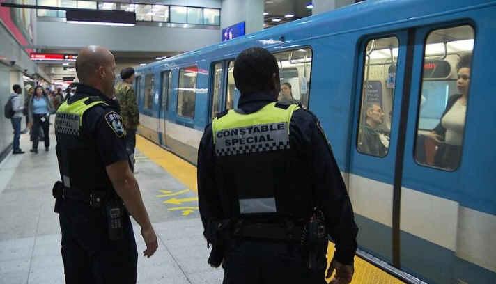 蒙特利尔地铁特警被控持械袭击原住民