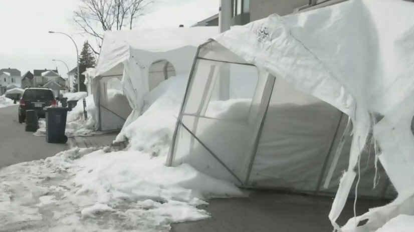 家里有安装临时雪棚吗？过了限期拆除或要被罚款！