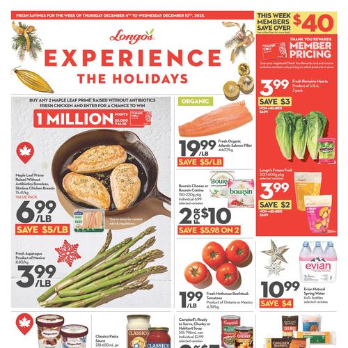 Longo's flyers valid 2025-12-04 - 2025-12-10
