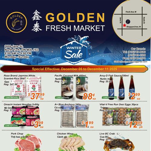 鑫泰超市 North York flyers valid 2025-12-05 - 2025-12-12