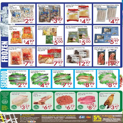 阳光超市 Etobicoke flyers valid 2025-12-26 - 2026-01-02