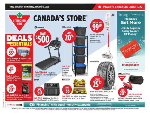 CANADIAN TIRE (ON) flyers valid 2026-01-09 - 2026-01-15