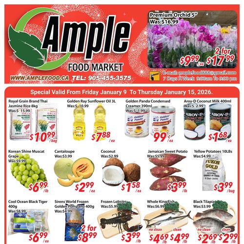 鸿福超市宾顿店 Brampton flyers valid 2026-01-09 - 2026-01-16