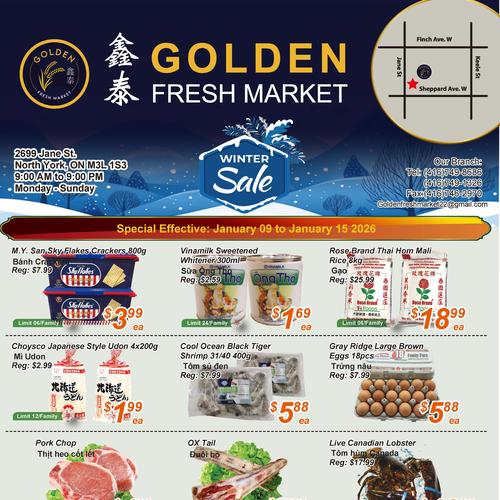 鑫泰超市 North York flyers valid 2026-01-09 - 2026-01-16