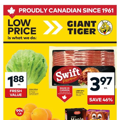 Giant Tiger (ON) flyers valid 2026-01-14 - 2026-01-20