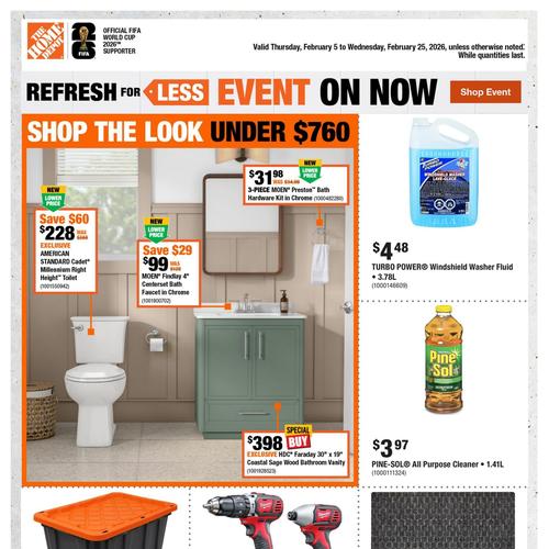 Home Depot (ON) flyers valid 2026-02-05 - 2026-02-25