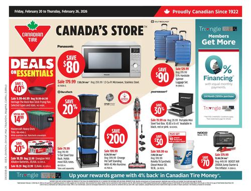 CANADIAN TIRE (ON) flyers valid 2026-02-20 - 2026-02-26