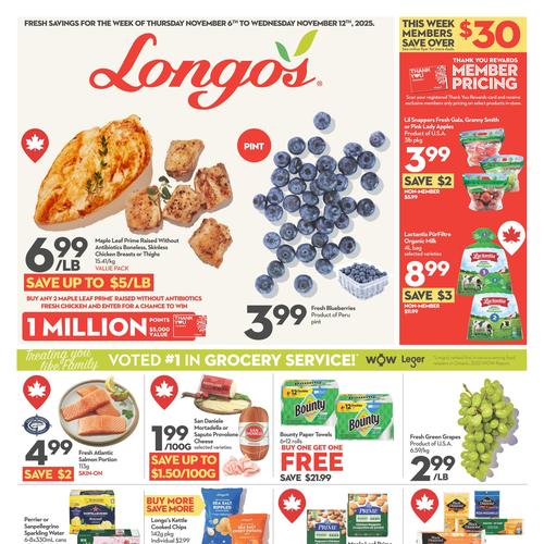 Longo's flyers valid 2025-11-06 - 2025-11-12