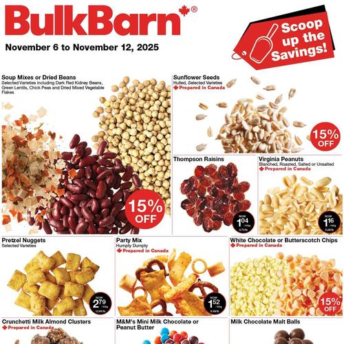 Bulk Barn flyers valid 2025-11-06 - 2025-11-12