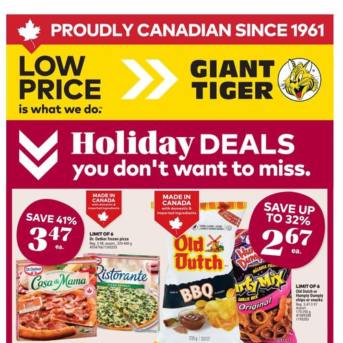 Giant Tiger (ON) flyers valid 2025-11-12 - 2025-11-18