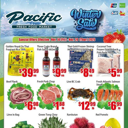  Pacific Fresh Food Mart North York flyers valid 2025-11-14 - 2025-11-21