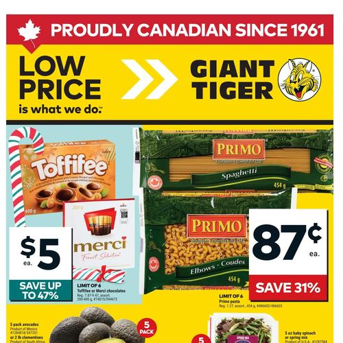 Giant Tiger (ON) flyers valid 2025-11-19 - 2025-11-25