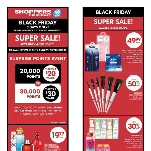Shoppers Drug Mart (ON) flyers valid 2025-11-21 - 2025-11-27