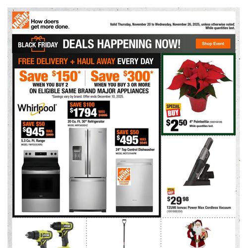Home Depot (ON) flyers valid 2025-11-20 - 2025-11-26