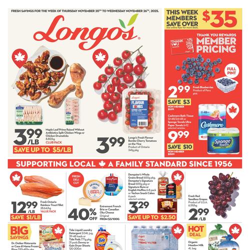 Longo's flyers valid 2025-11-20 - 2025-11-26