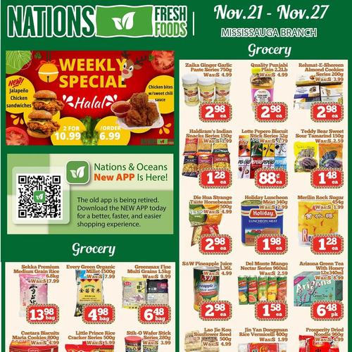 Nations 密西沙加店 Mississauga flyers valid 2025-11-21 - 2025-11-28