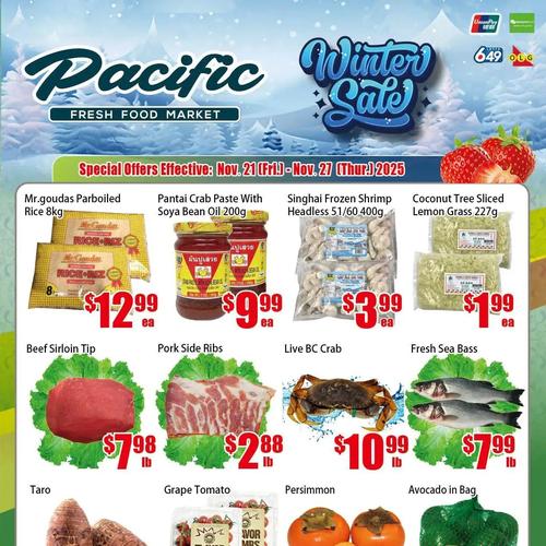  Pacific Fresh Food Mart North York flyers valid 2025-11-21 - 2025-11-28
