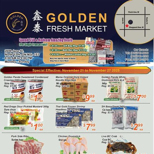 鑫泰超市 North York flyers valid 2025-11-21 - 2025-11-28