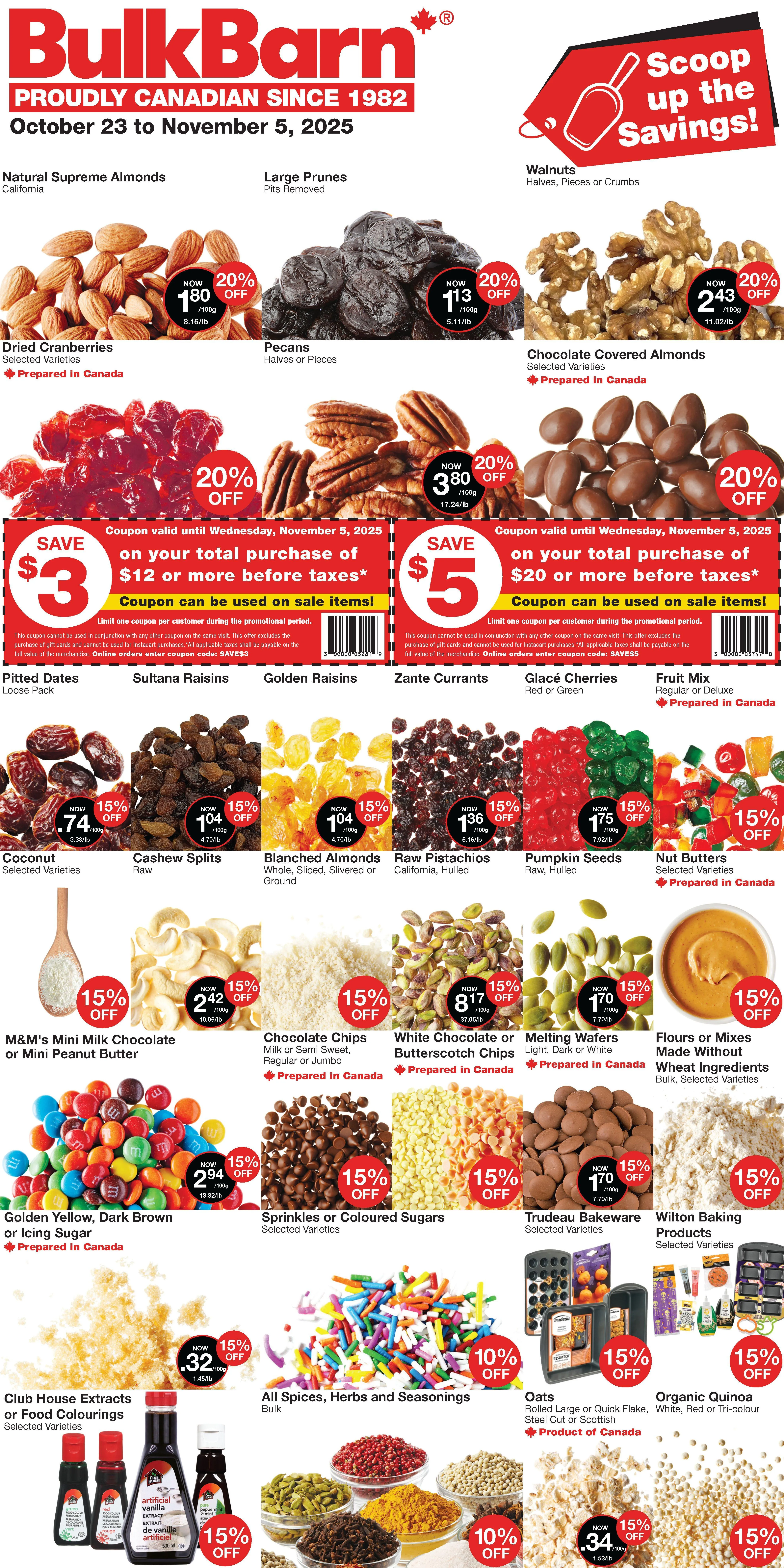 Bulk Barn flyers valid 2025-10-23 - 2025-11-05