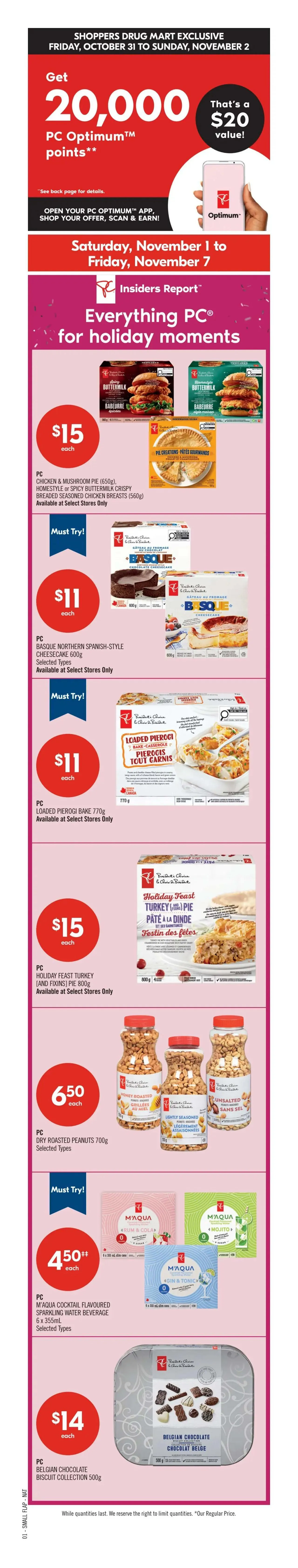 Shoppers Drug Mart (ATLANTIC) flyers valid 2025-11-01 - 2025-11-07