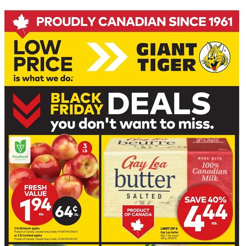Giant Tiger (ON) flyers valid 2025-11-26 - 2025-12-02