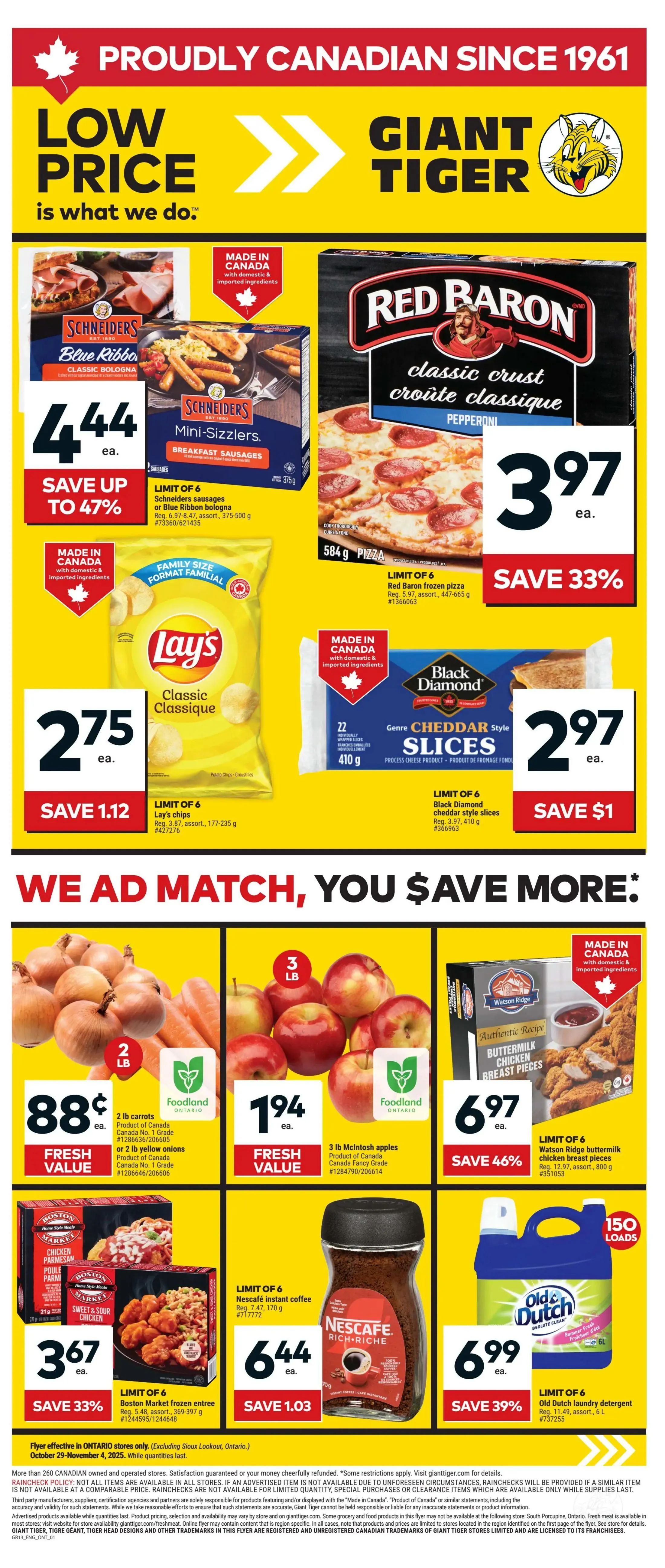 Giant Tiger (ON) flyers valid 2025-10-29 - 2025-11-04