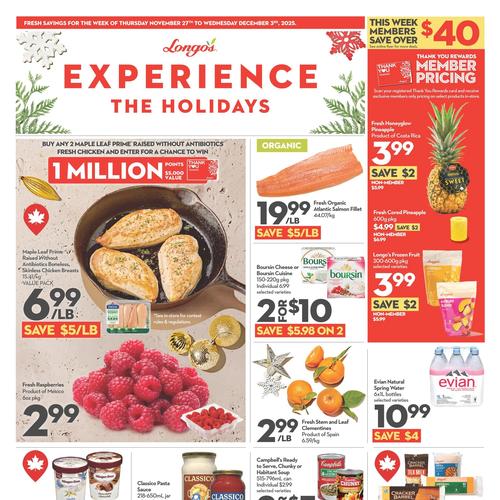 Longo's flyers valid 2025-11-27 - 2025-12-03