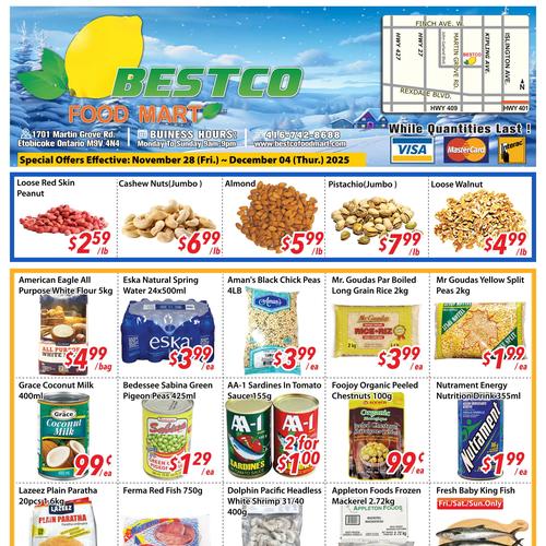 鸿华超市 Etobicoke flyers valid 2025-11-28 - 2025-12-05