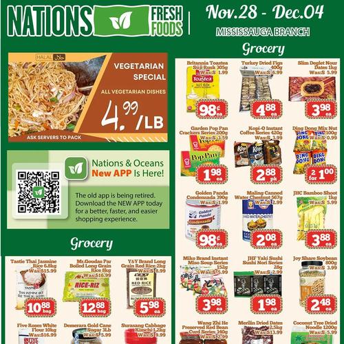 Nations 密西沙加店 Mississauga flyers valid 2025-11-28 - 2025-12-05