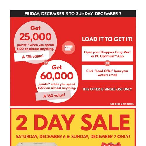 Shoppers Drug Mart (ON) flyers valid 2025-12-06 - 2025-12-11