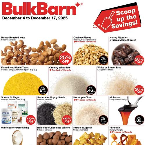 Bulk Barn flyers valid 2025-12-04 - 2025-12-17