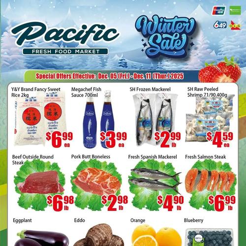  Pacific Fresh Food Mart North York flyers valid 2025-12-05 - 2025-12-12