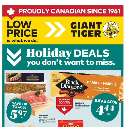Giant Tiger (ON) flyers valid 2025-12-10 - 2025-12-16