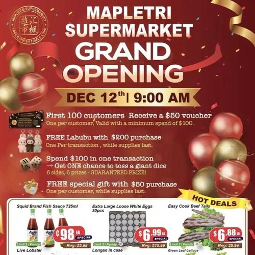 汇枫超市 Vaughan flyers valid 2025-12-12 - 2025-12-19