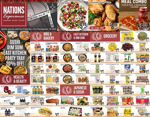 Nations 旗舰店 Toronto flyers valid 2025-12-12 - 2025-12-19