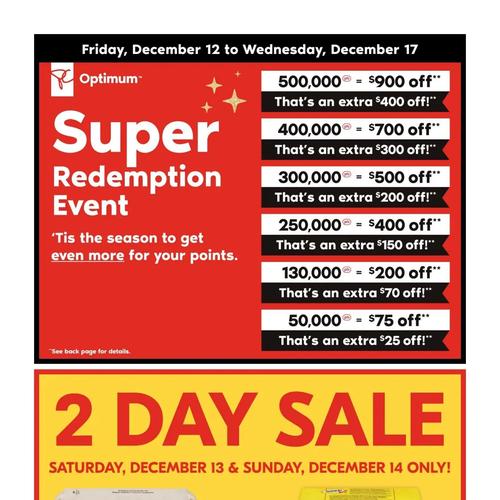 Shoppers Drug Mart (ON) flyers valid 2025-12-13 - 2025-12-18