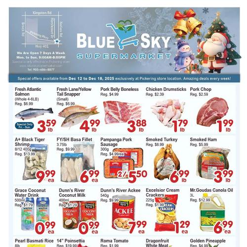 蓝海超市 Pickering Pickering flyers valid 2025-12-12 - 2025-12-19