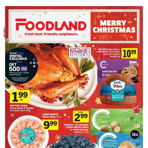 Foodland (ON) flyers valid 2025-12-18 - 2025-12-24