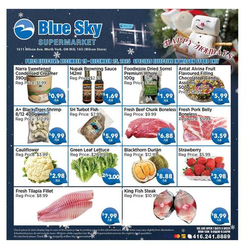 蓝海超市 Wilson North York flyers valid 2025-12-19 - 2025-12-26
