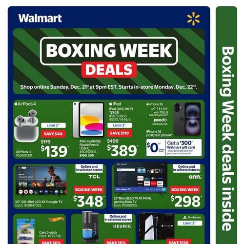 Walmart (ON) flyers valid 2025-12-21 - 2025-12-31