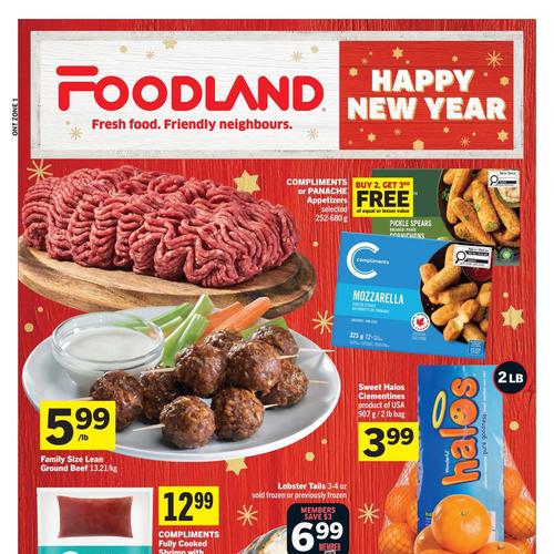 Foodland (ON) flyers valid 2025-12-25 - 2025-12-31