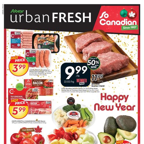 Sobeys flyers valid 2025-12-25 - 2025-12-31