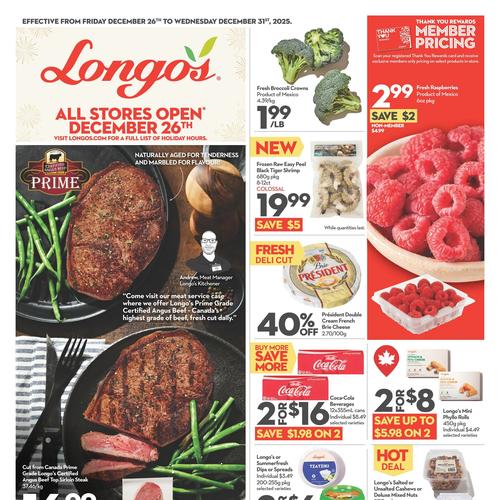 Longo's flyers valid 2025-12-26 - 2025-12-31