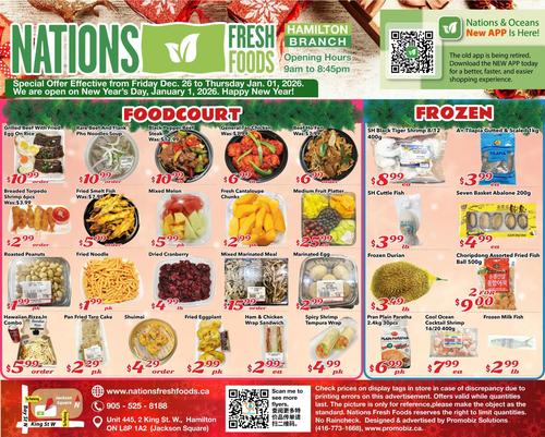 Nations 汉密尔顿店 Hamilton flyers valid 2025-12-26 - 2026-01-02