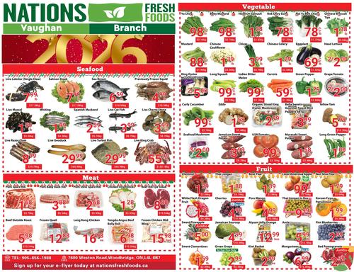 Nations 旺市店 Woodbridge flyers valid 2025-12-26 - 2026-01-02