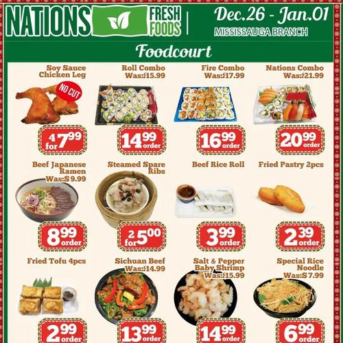 Nations 密西沙加店 Mississauga flyers valid 2025-12-26 - 2026-01-02