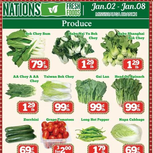 Nations 密西沙加店 Mississauga flyers valid 2026-01-02 - 2026-01-09
