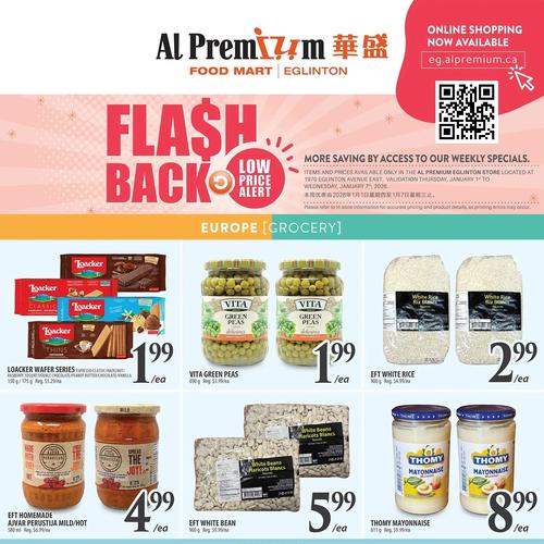 华盛超市 Scarborough flyers valid 2026-01-01 - 2026-01-08