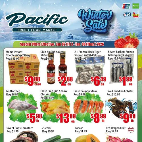  Pacific Fresh Food Mart North York flyers valid 2026-01-02 - 2026-01-09
